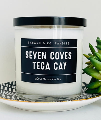 12 oz Clear Glass Jar Candle - Seven Coves Tega Cay
