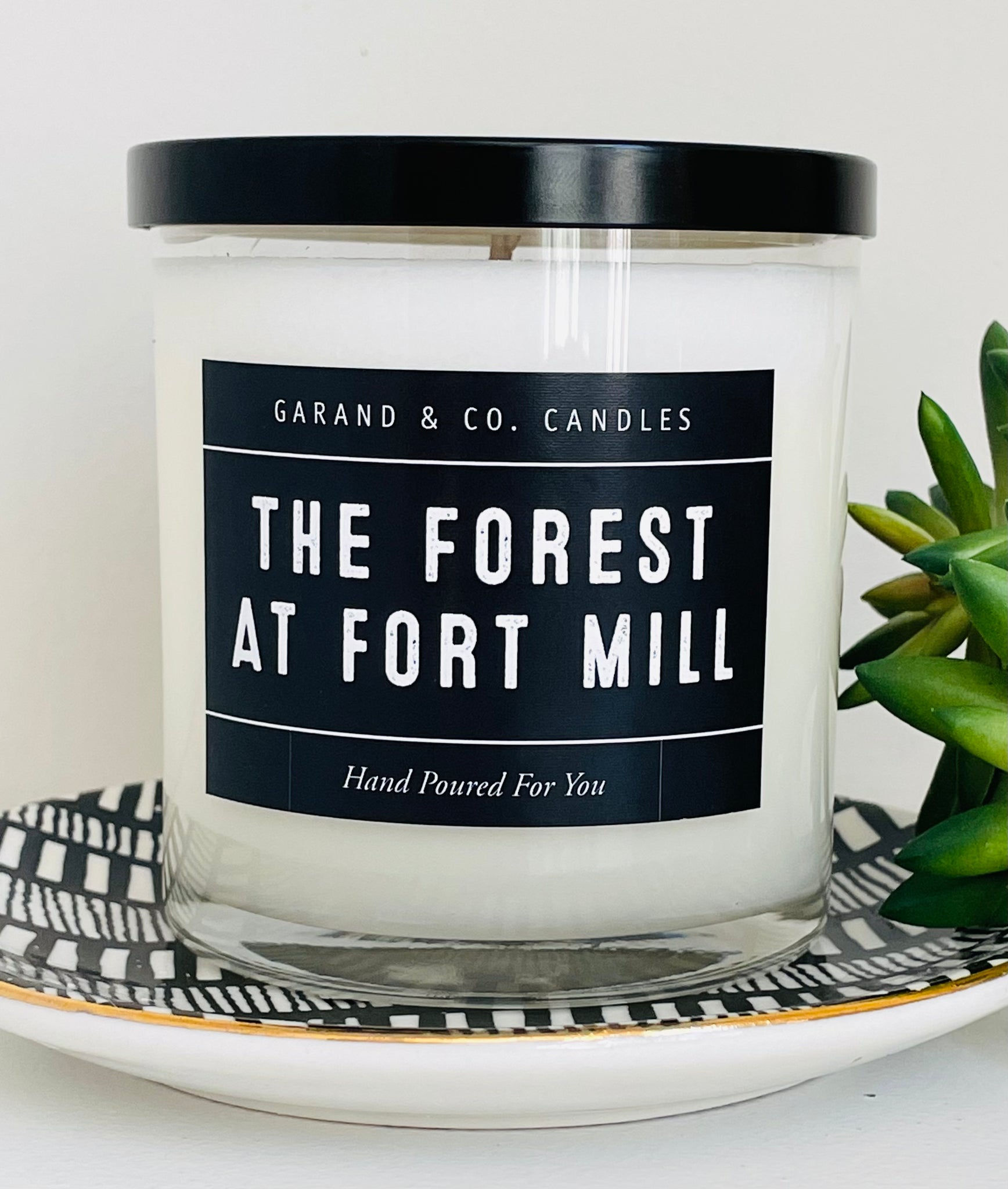 12 oz Clear Glass Jar Candle - The Forest Fort Mill, SC