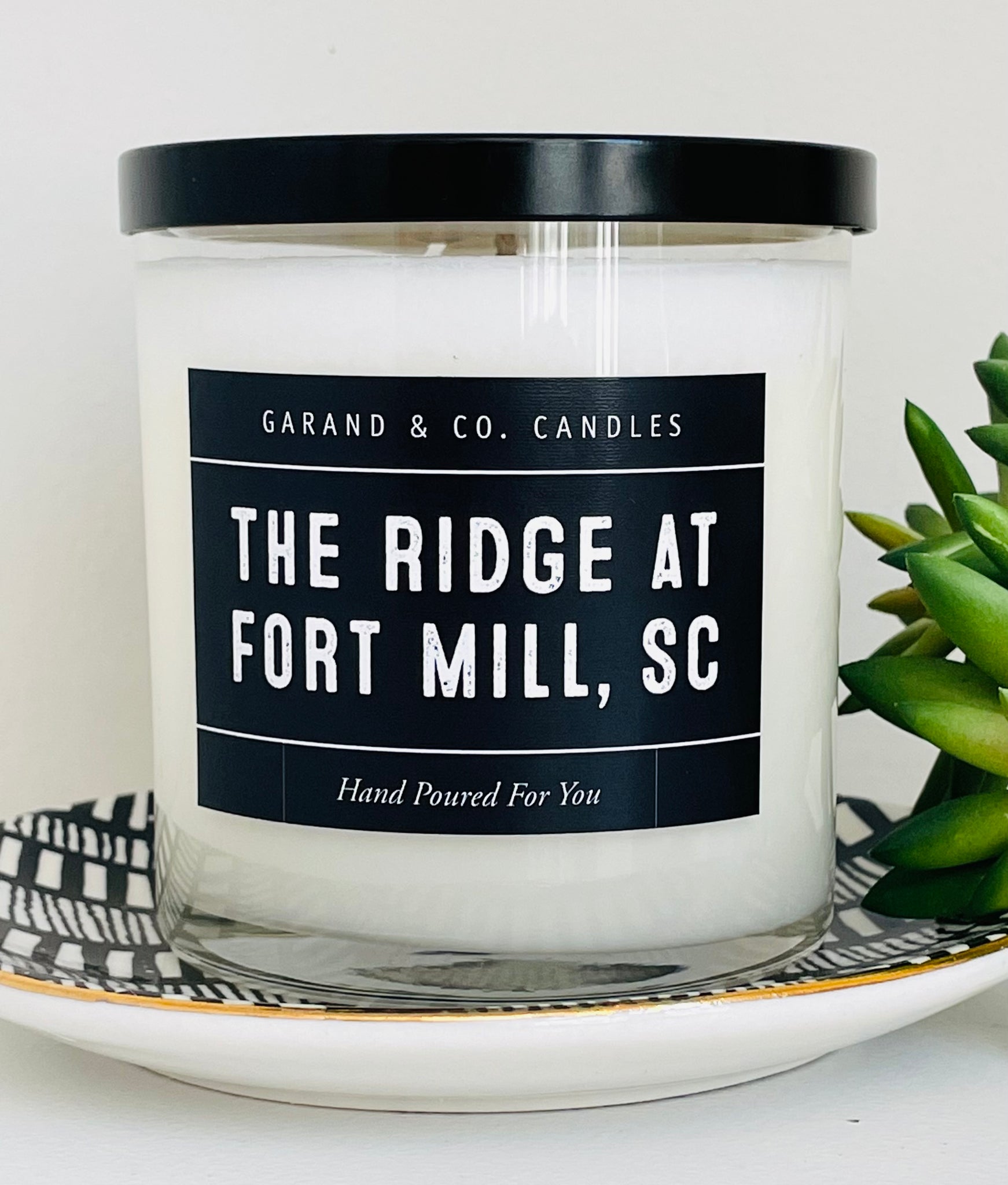 12 oz Clear Glass Jar Candle - The Ridge Fort Mill, SC